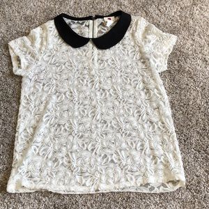 Peter Pan collar top